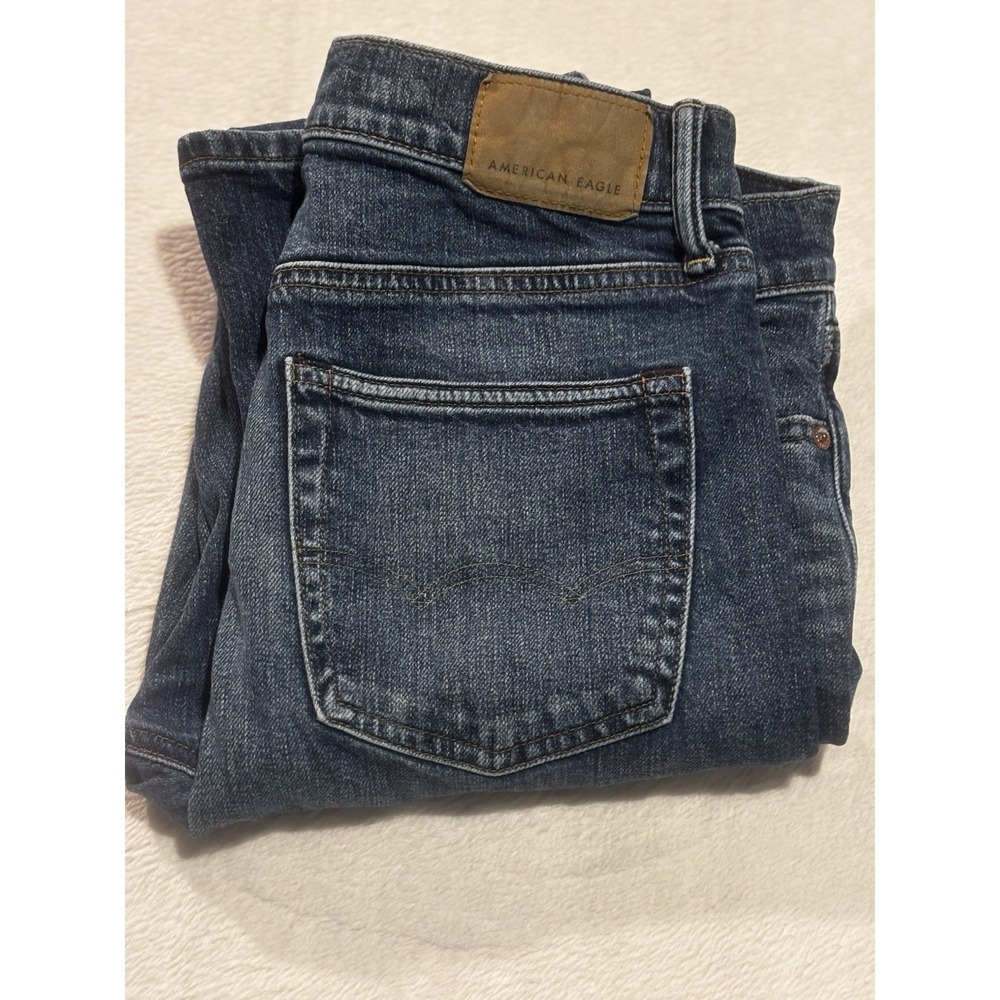 American Eagle Men's Jeans Flex 30x34 (actual 30x32) Distressed Stretch Whisker